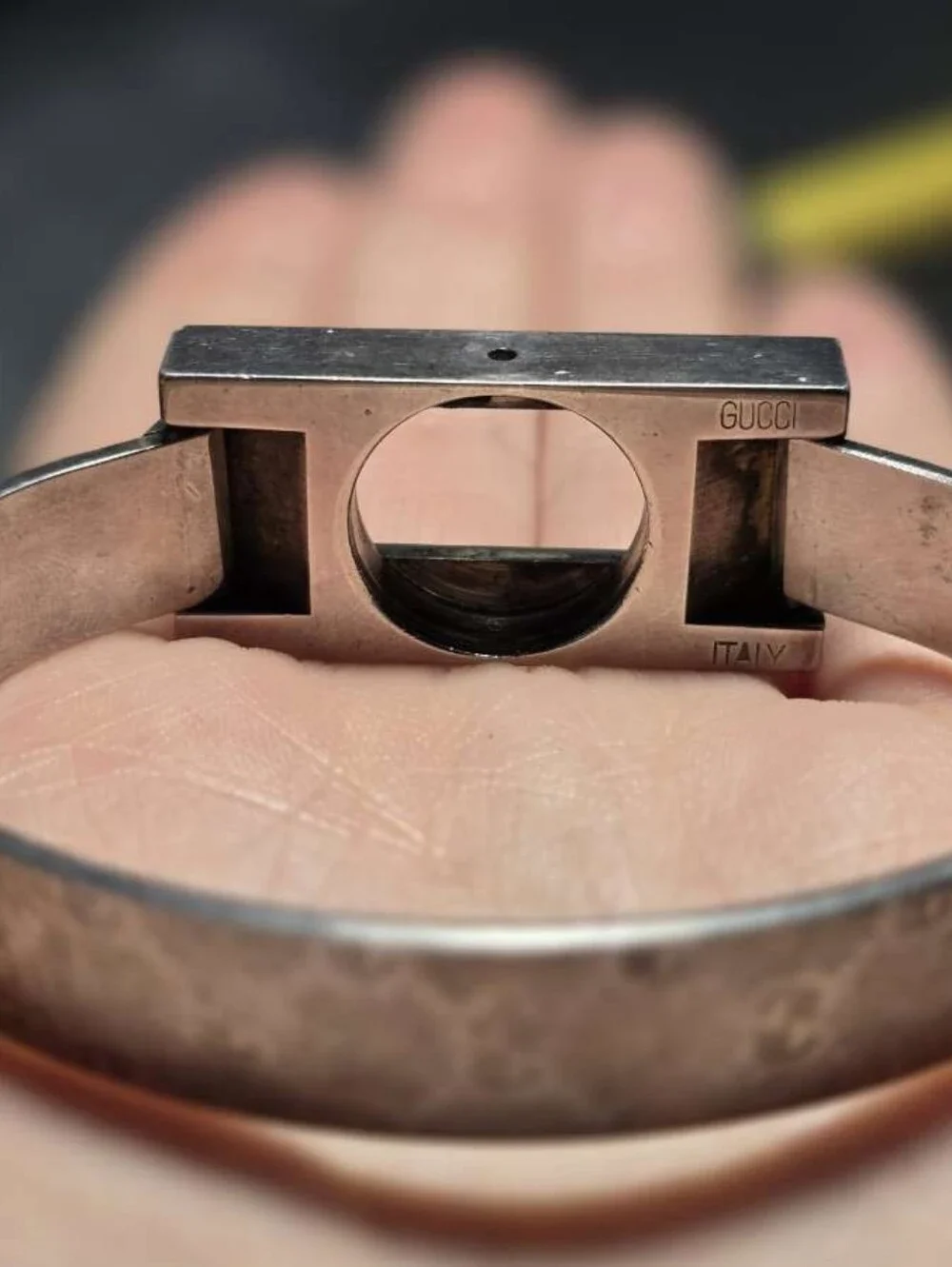 Gucci Silver Watch Band - Vintage
